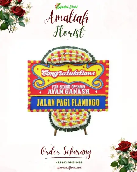 Sewa Papan Bunga Karasak